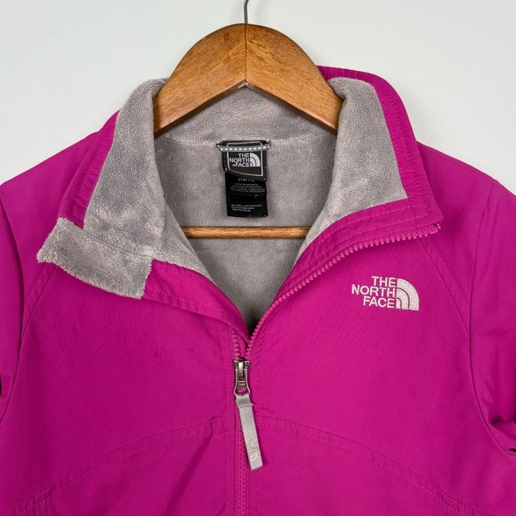 The North Face TNF Apex Waterproof Fleece Lined Pink Jacket Size 14/16 - Picture 2 of 7